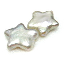 White Undrilled Star Pearls